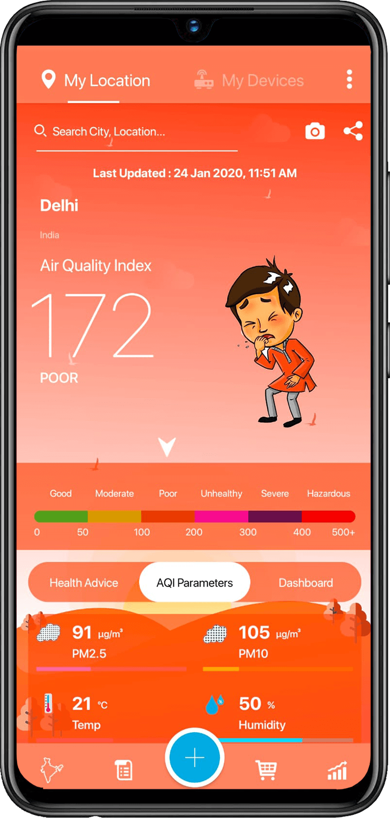 AQI air quality app