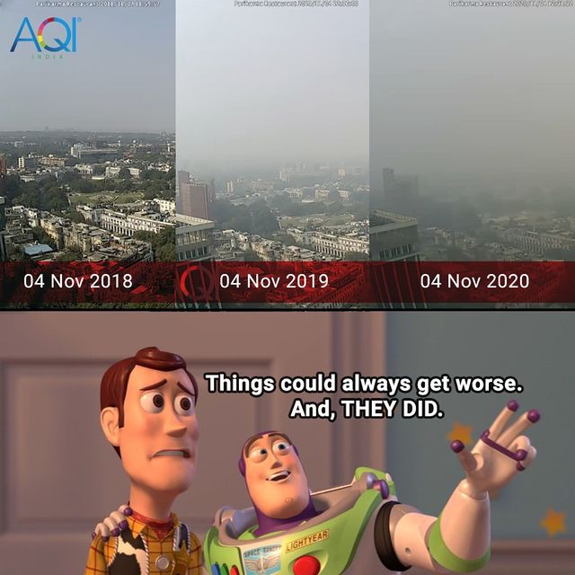 Delhi Pollution Memes Take Over Internet As Air Quality Worsens To 'Severe