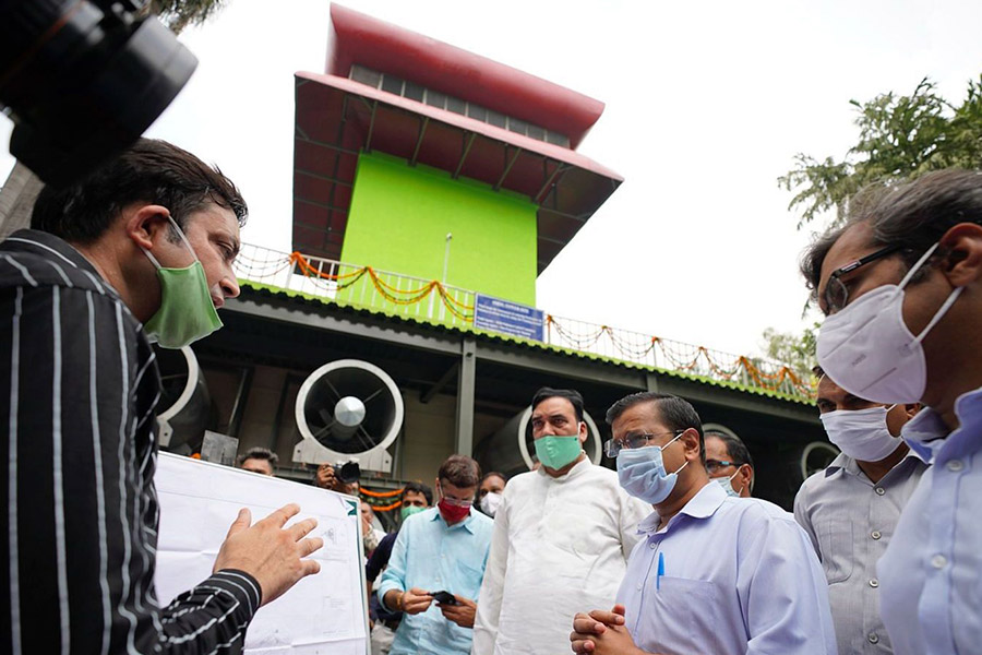 delhi smog tower installed by Arvind Kejriwal