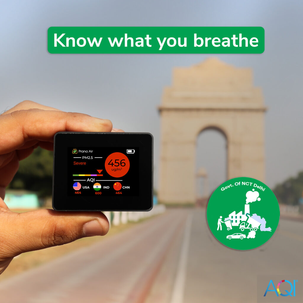 know what you breathe and green delhi app