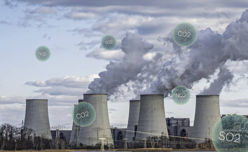 Emissionen aus Kraftwerken