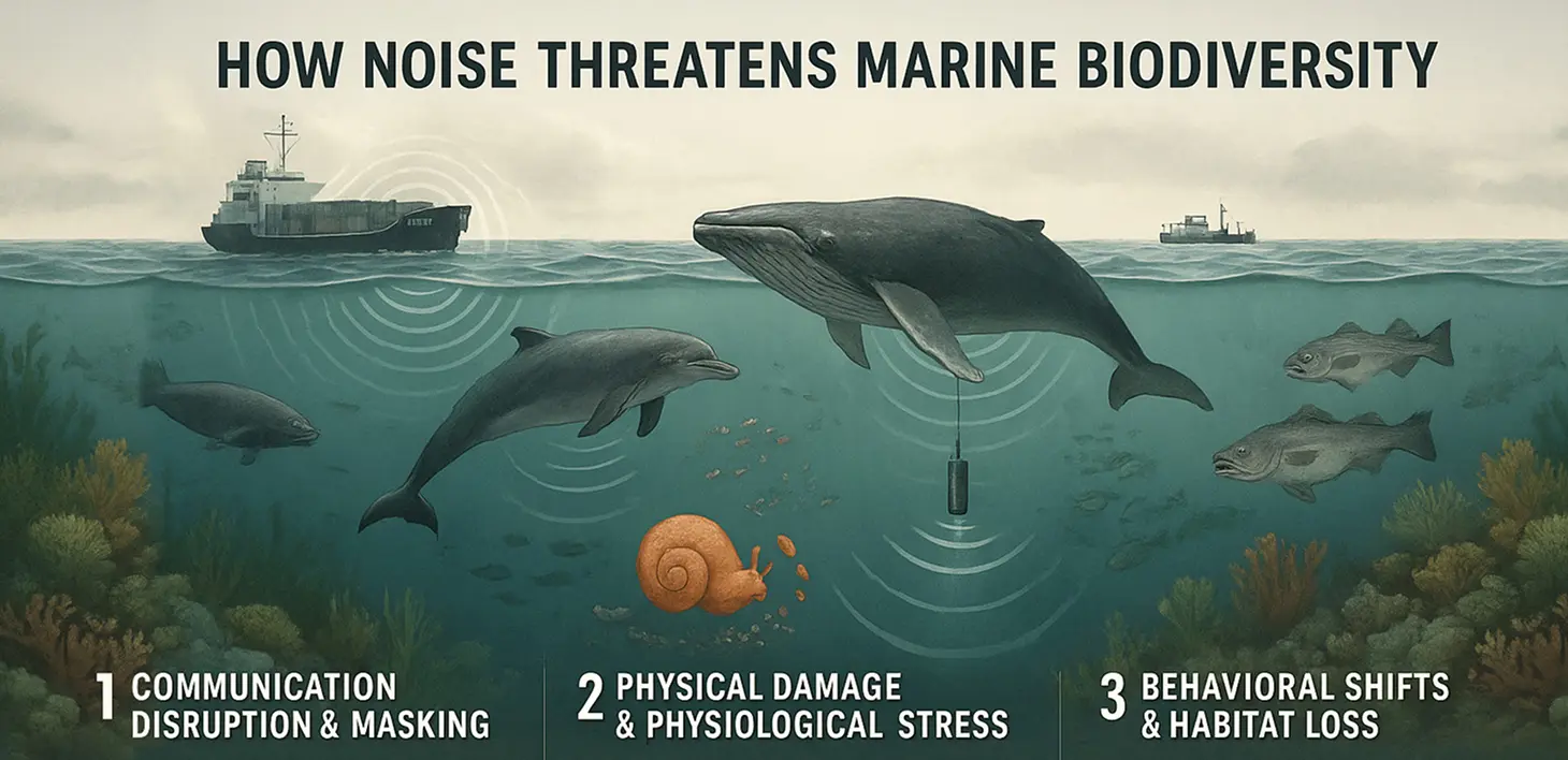 how noise threatens marine biodiversity