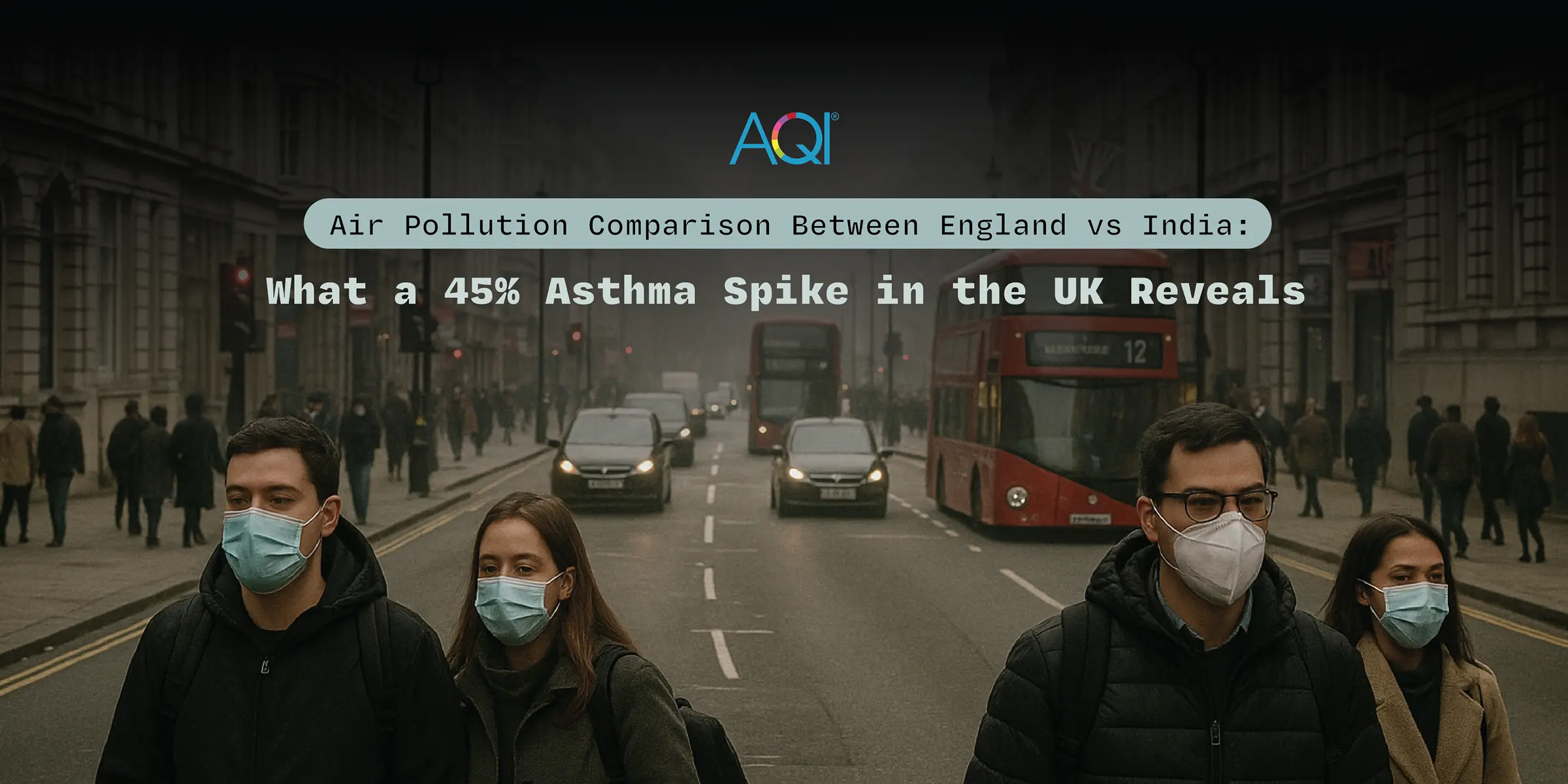 Air Pollution Comparison Between England vs India: What a 45% Asthma Spike in the UK Reveals
