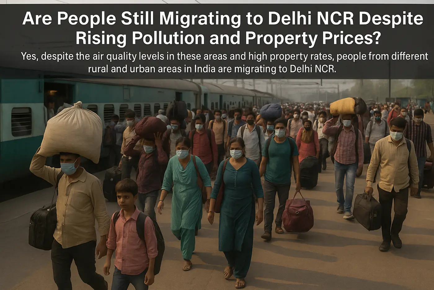 are people still migrating to delhi ncr