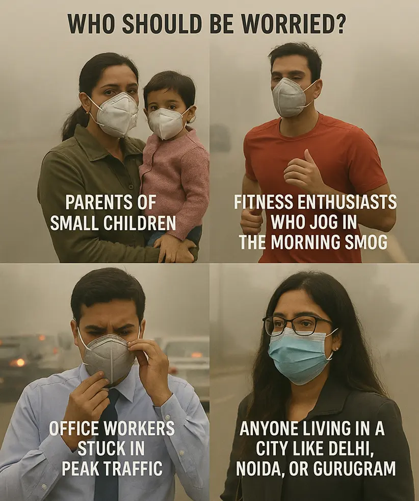 Groups and People under higher risk of developing lung cancer due to air pollution