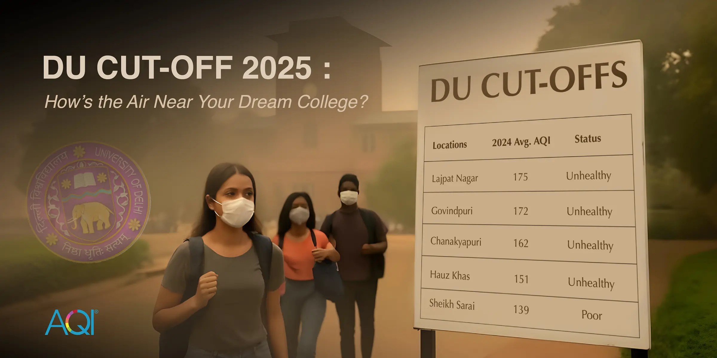 DU Cut-Off 2025: How’s the Air Near Your Dream College?
