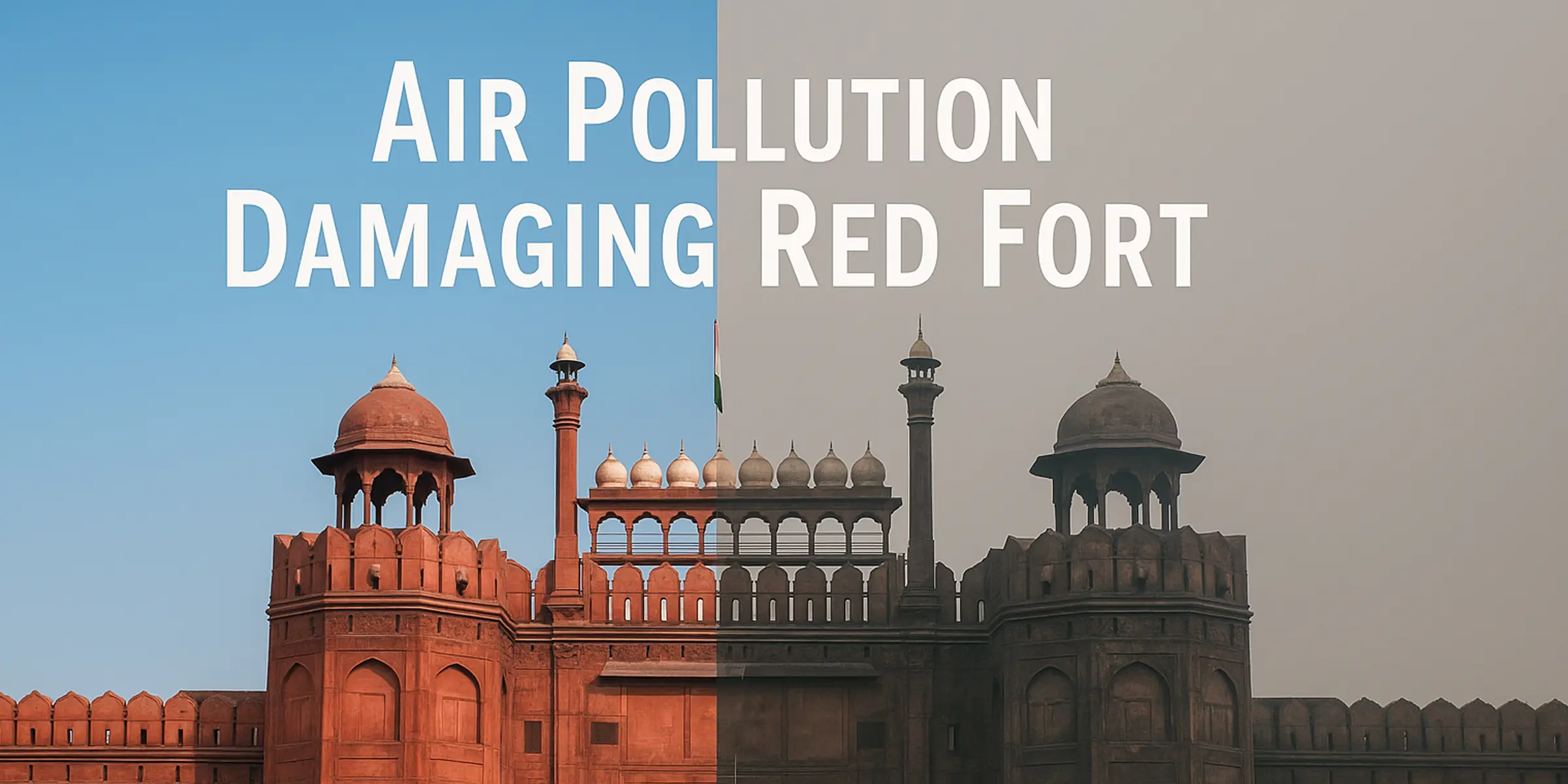 Red Fort in Delhi is Not Red Anymore! It is Turning Black: Air Pollution Damaging Red Fort